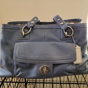 Coach F19044 Penelope Blue HandBag